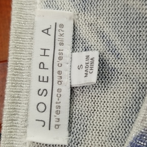 Joseph A. Tricolored Sparkly Sweater - Picture 2 of 7